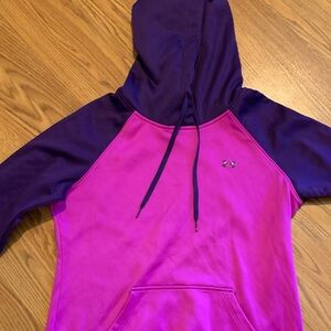 Under Armour Pink and Purple Women's Pullover Hoodie